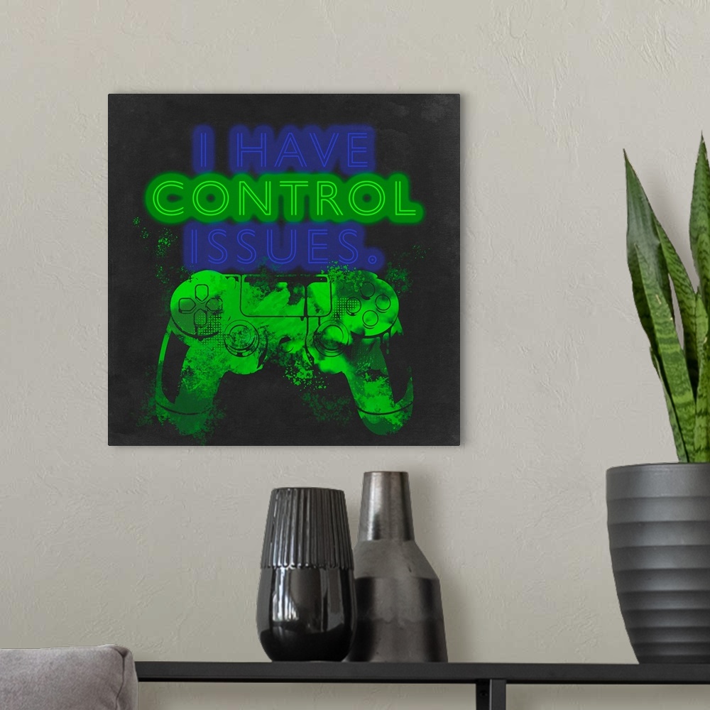 A modern room featuring Control Freak II