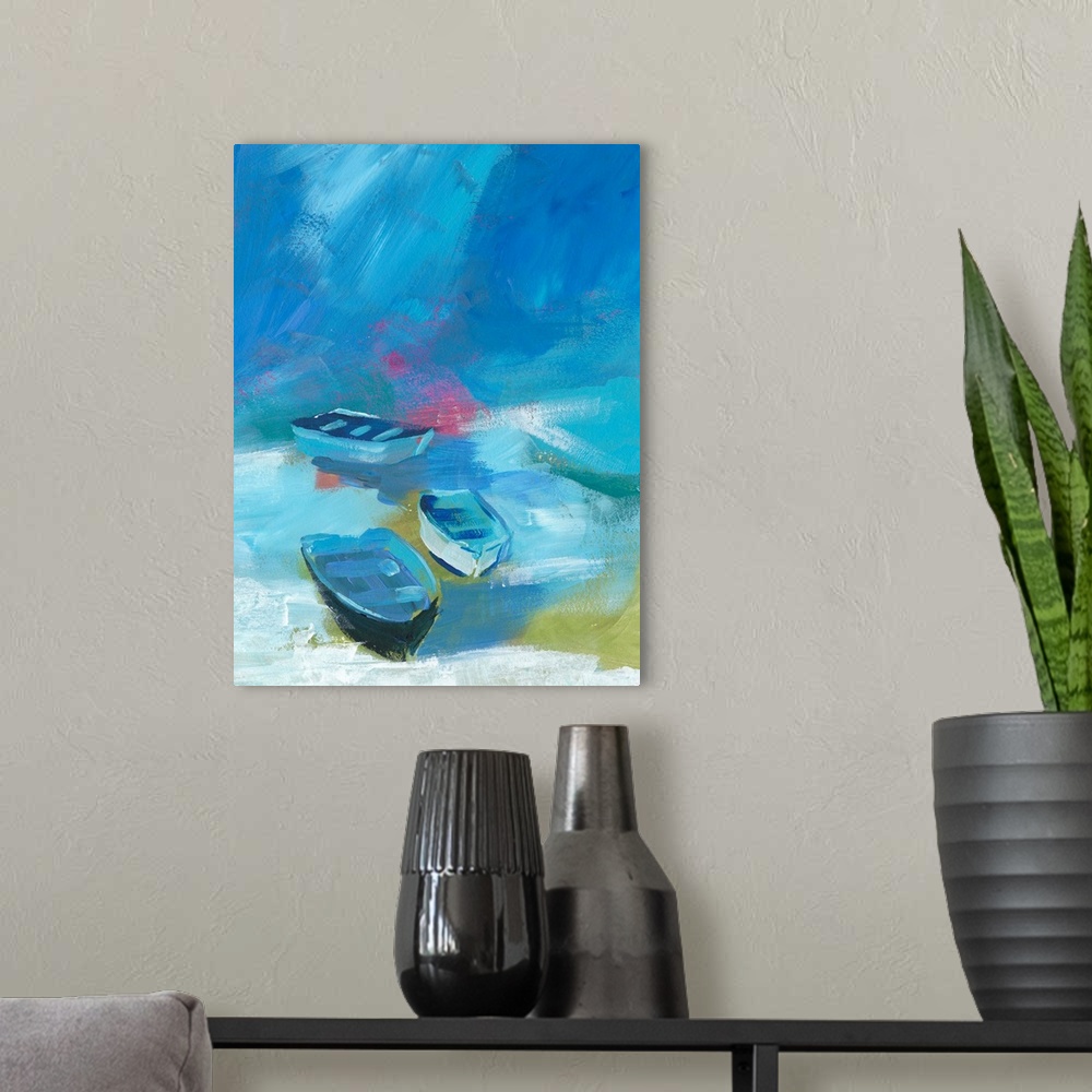 A modern room featuring Cove Boats I