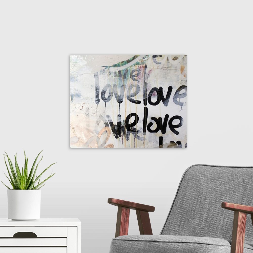 A modern room featuring Crazy Love II