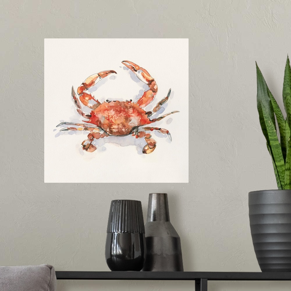 A modern room featuring Crusty Crab I