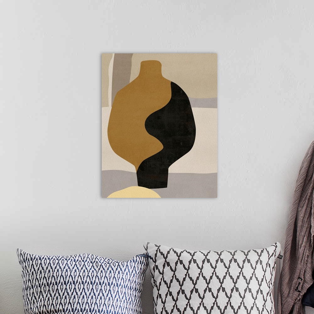 A bohemian room featuring Cubist Vase II