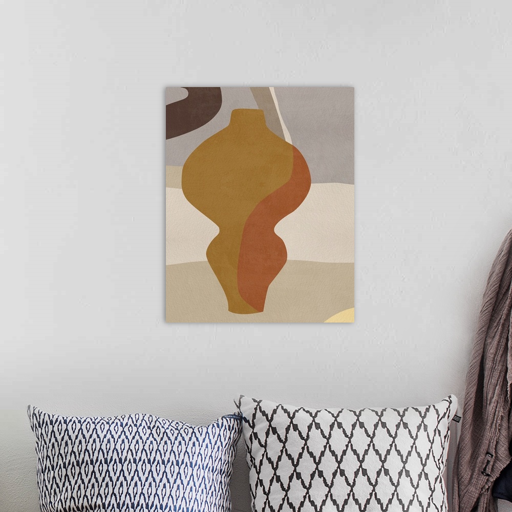 A bohemian room featuring Cubist Vase III