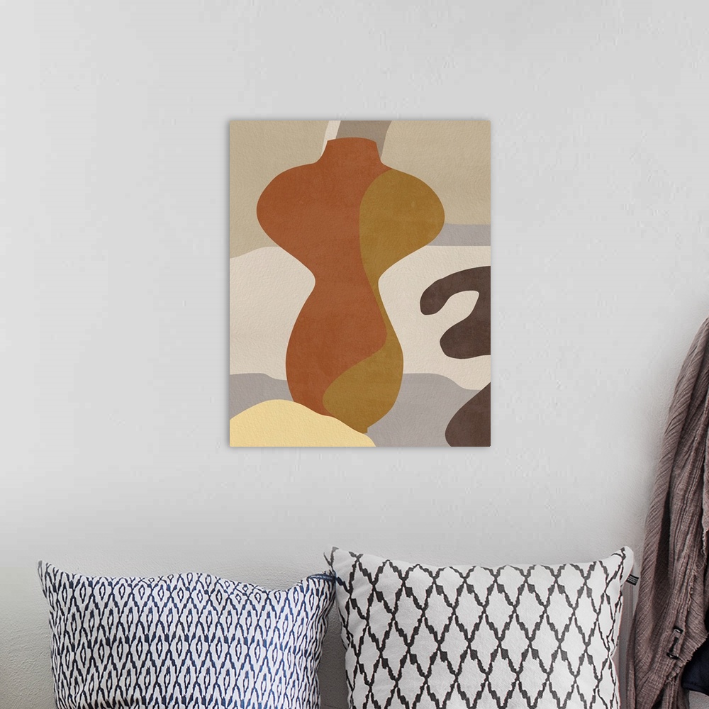 A bohemian room featuring Cubist Vase IV
