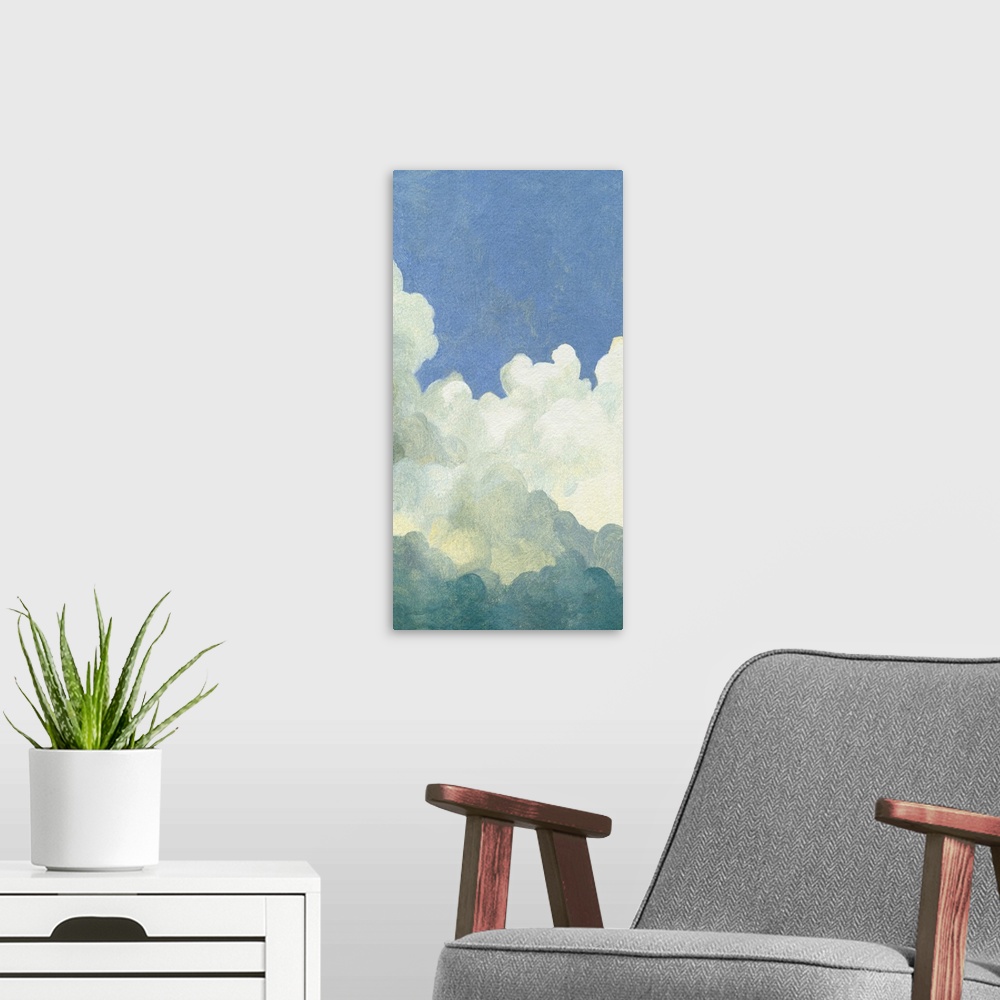 A modern room featuring Cumulus Tower IV