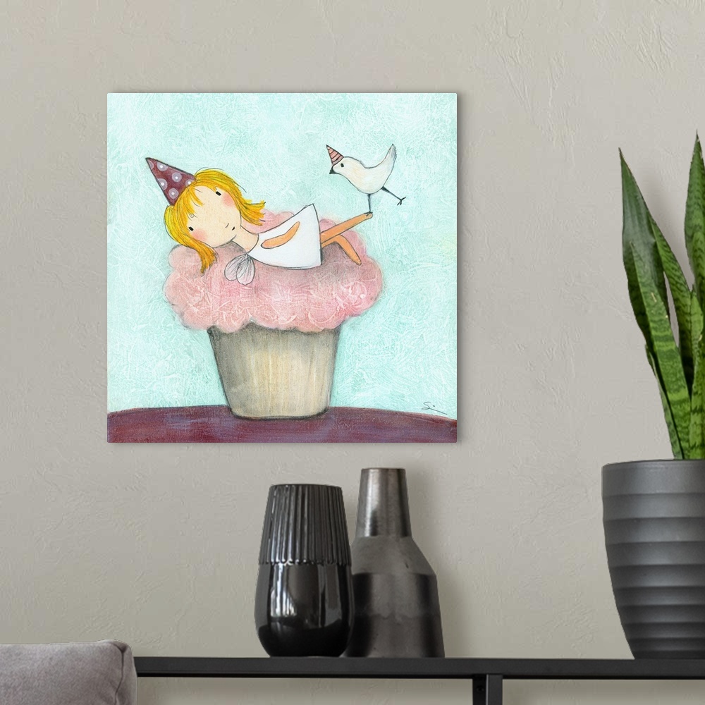 A modern room featuring Cupcake Fairy