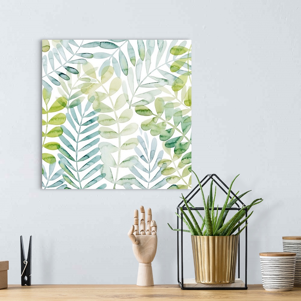 A bohemian room featuring Dancing Palms I