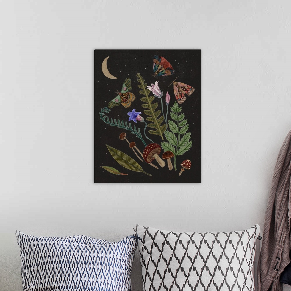 A bohemian room featuring Dark Forest III