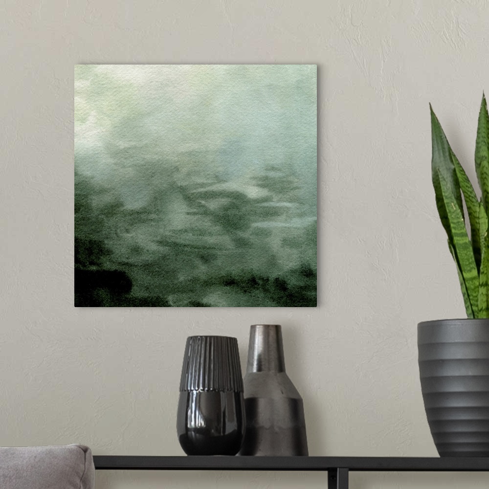 A modern room featuring Dark Waters I