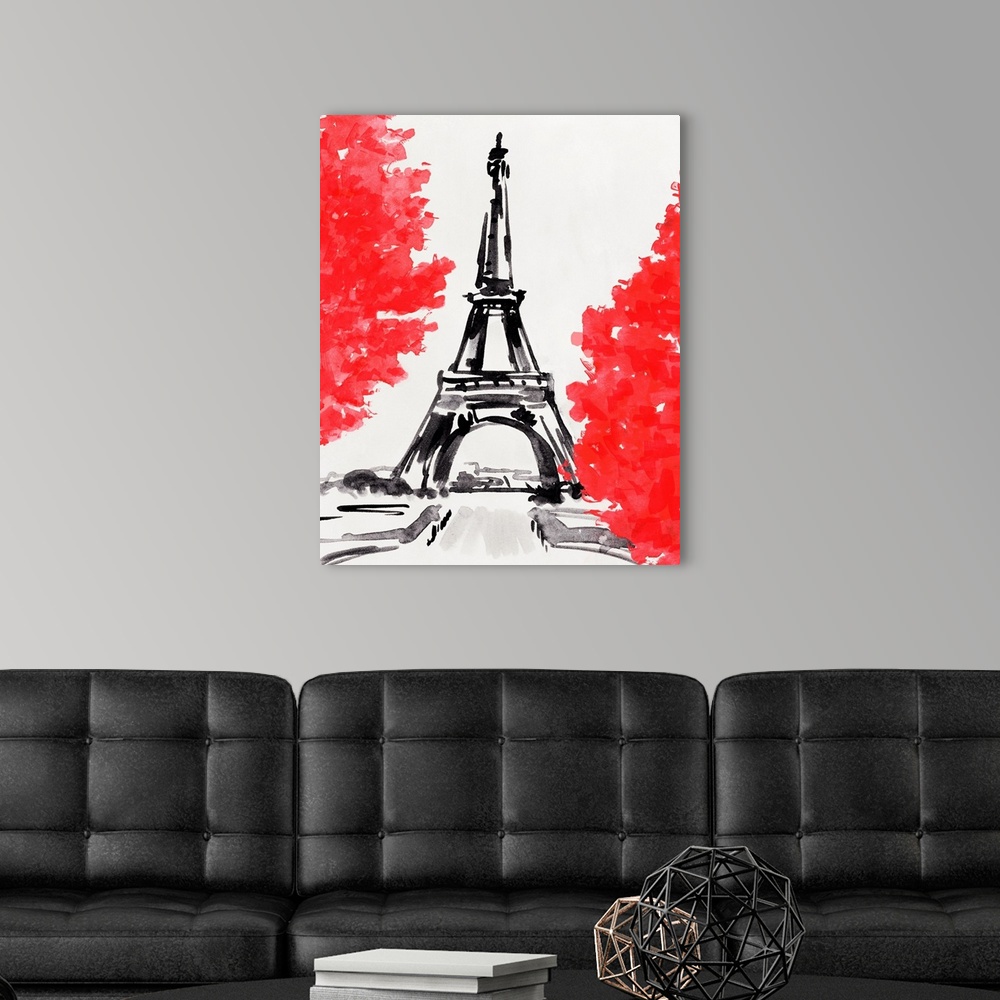 A modern room featuring Day In Paris II