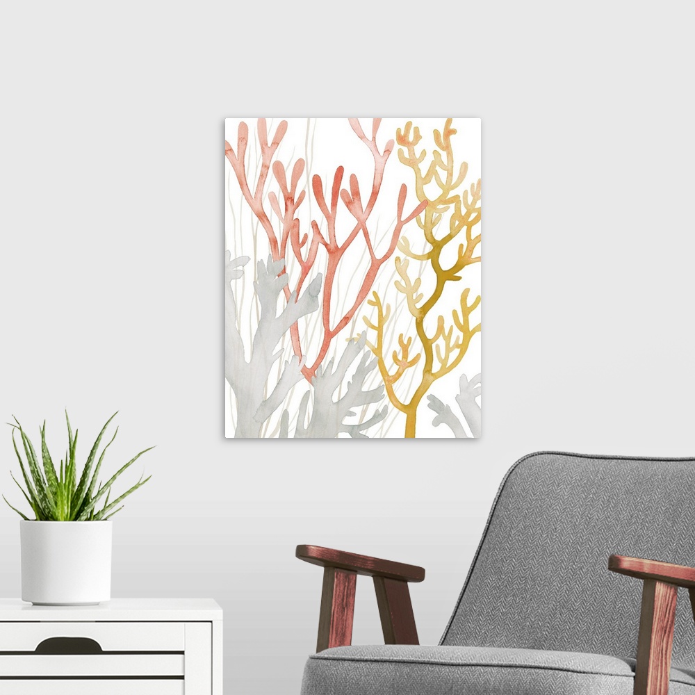 A modern room featuring Desert Coral I