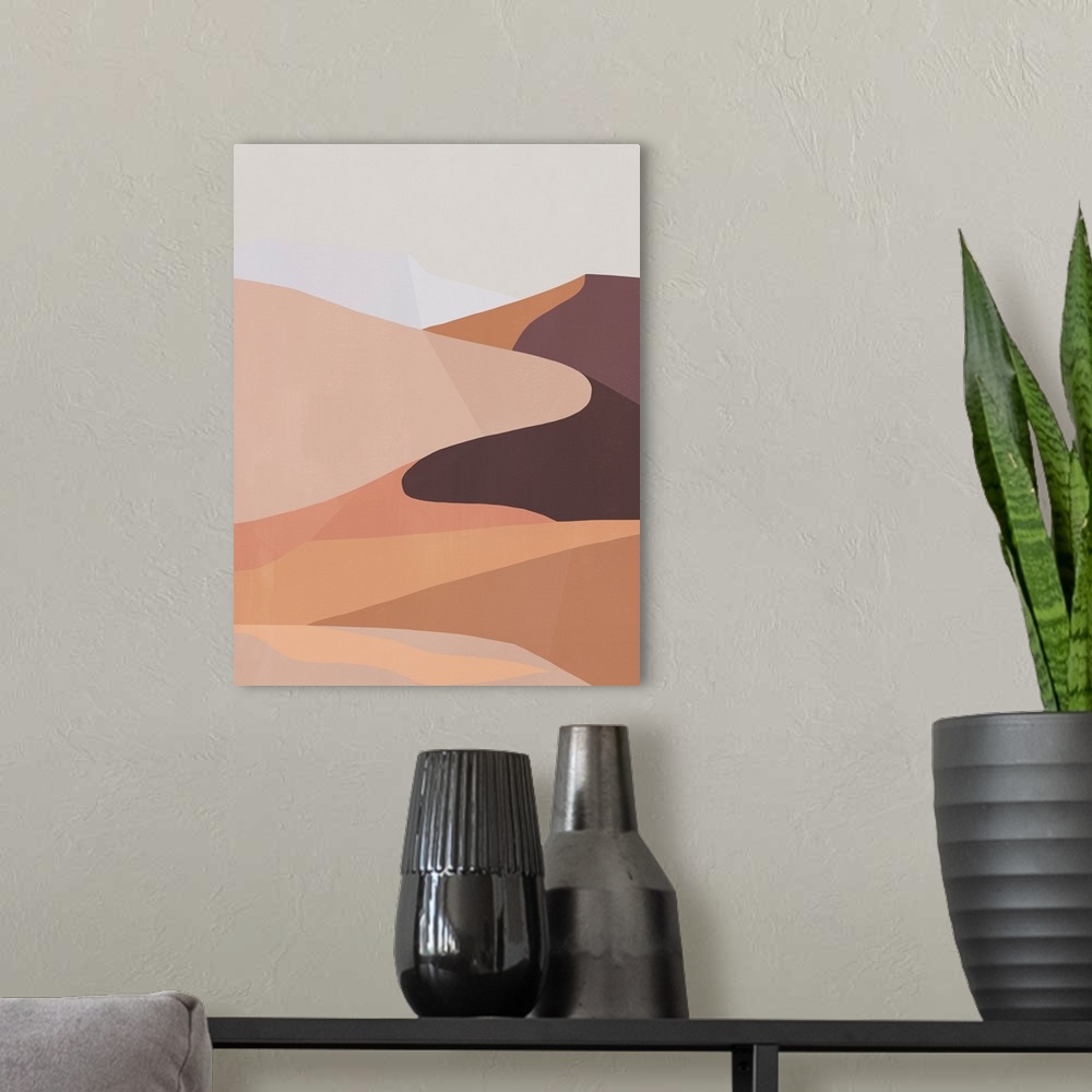 A modern room featuring Desert Dunes I