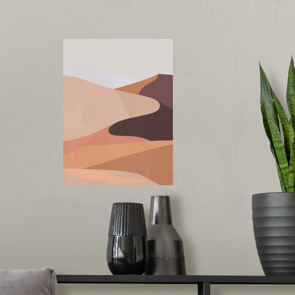 A modern room featuring Desert Dunes I