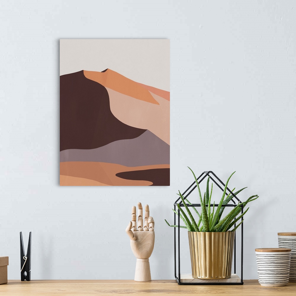 A bohemian room featuring Desert Dunes II