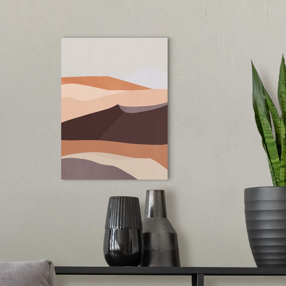 A modern room featuring Desert Dunes III