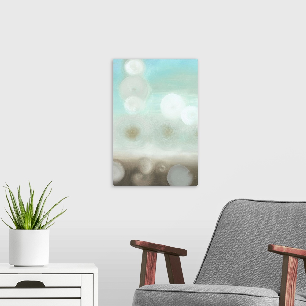 A modern room featuring Dewdrops II