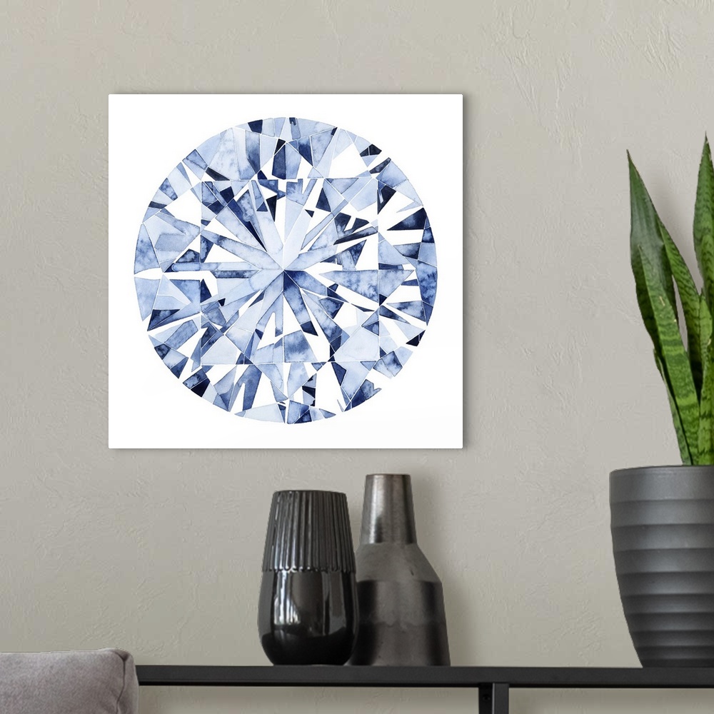 A modern room featuring Diamond Drops I