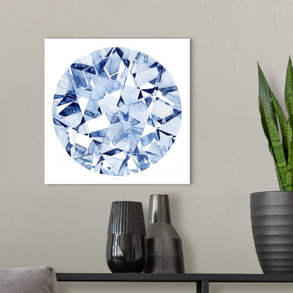 A modern room featuring Diamond Drops II