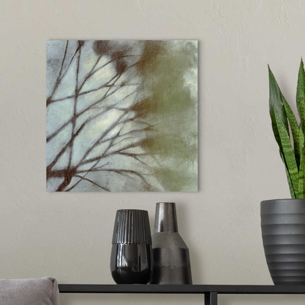 A modern room featuring Diffuse Branches II