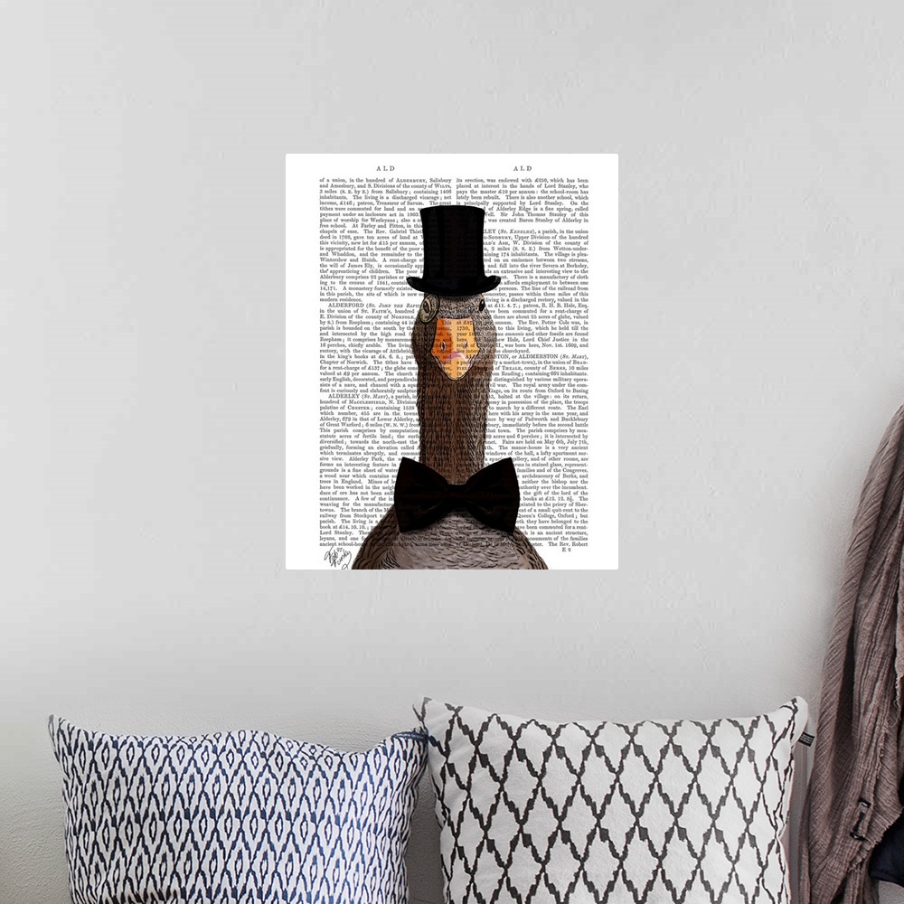 A bohemian room featuring Distinguished Goose