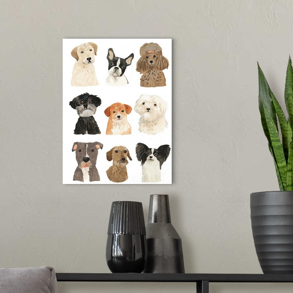 A modern room featuring Doggos & Puppers II