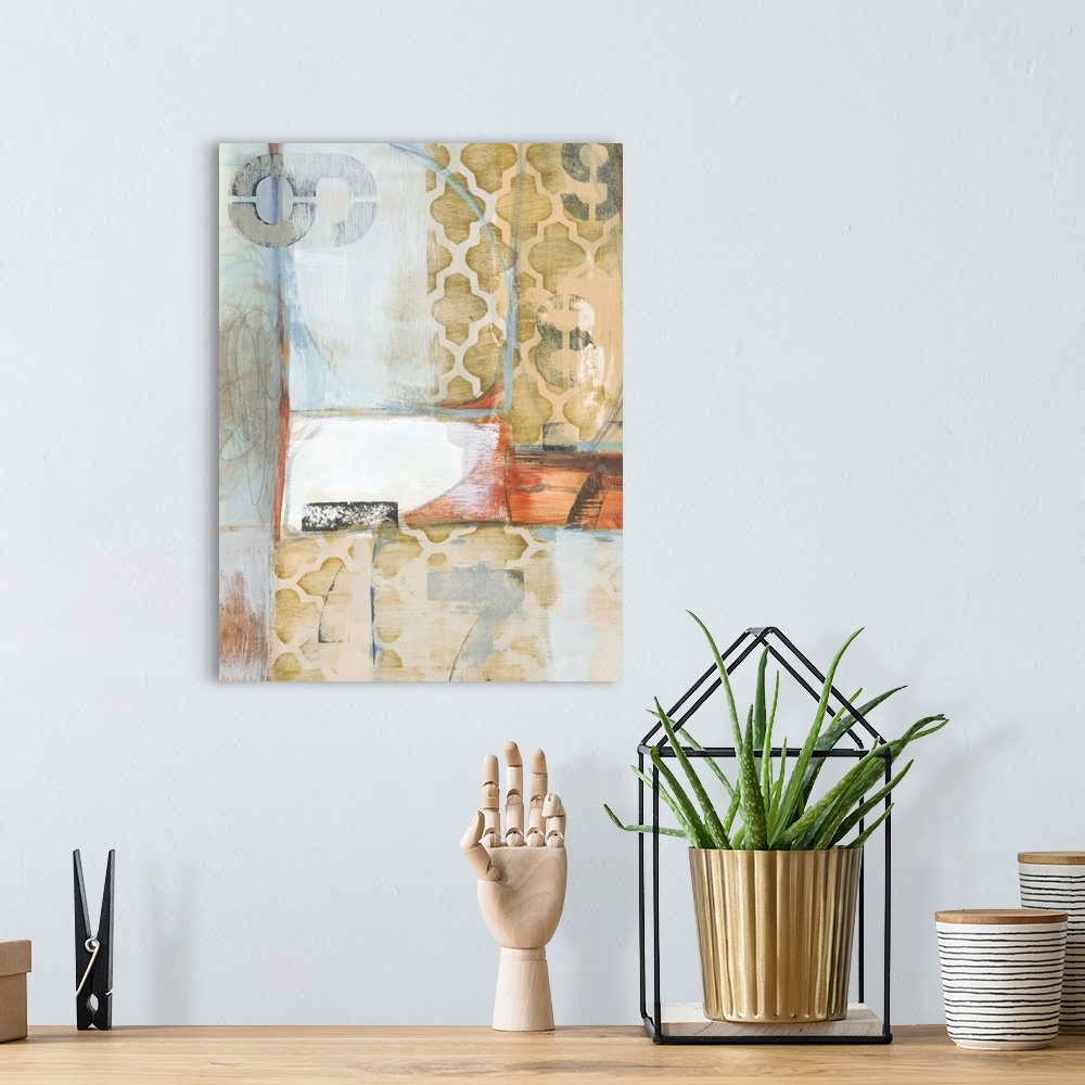 A bohemian room featuring Downtown Numbers II