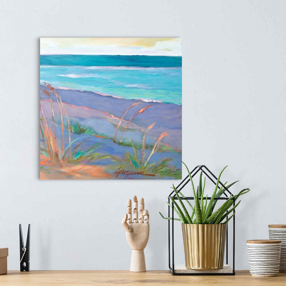 A bohemian room featuring Dunes at Dusk II