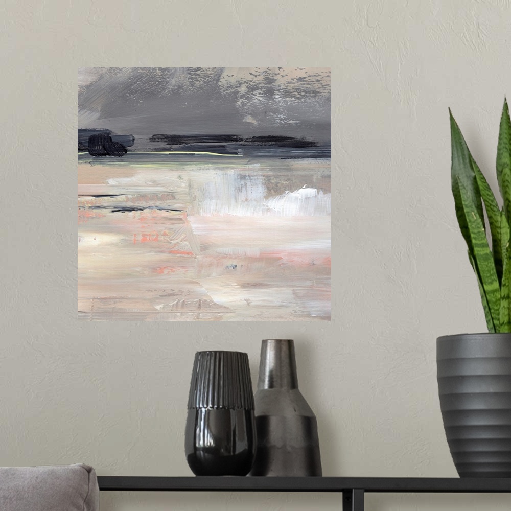 A modern room featuring Dusk Reflections II