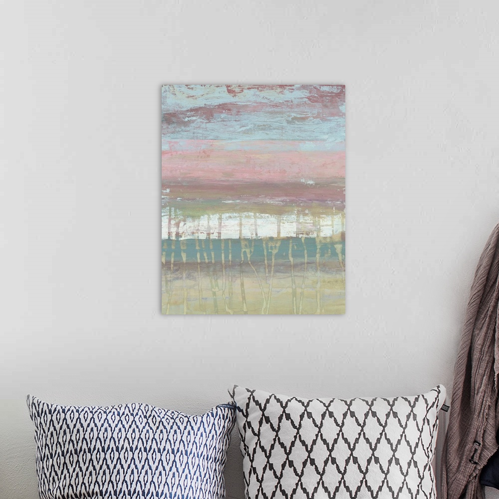 A bohemian room featuring Dusted Horizon I
