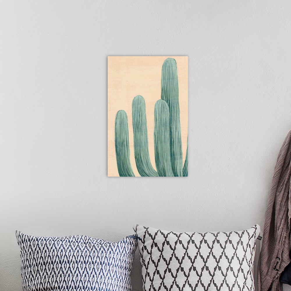 A bohemian room featuring Dusty Cacti I