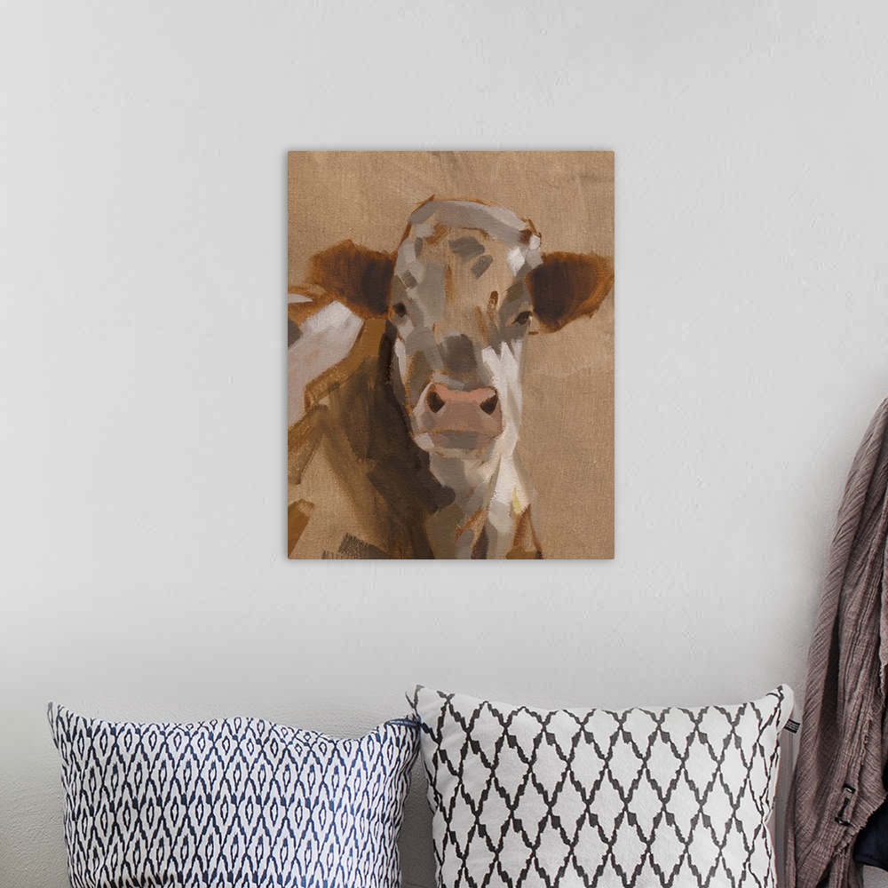 A bohemian room featuring East End Cattle II