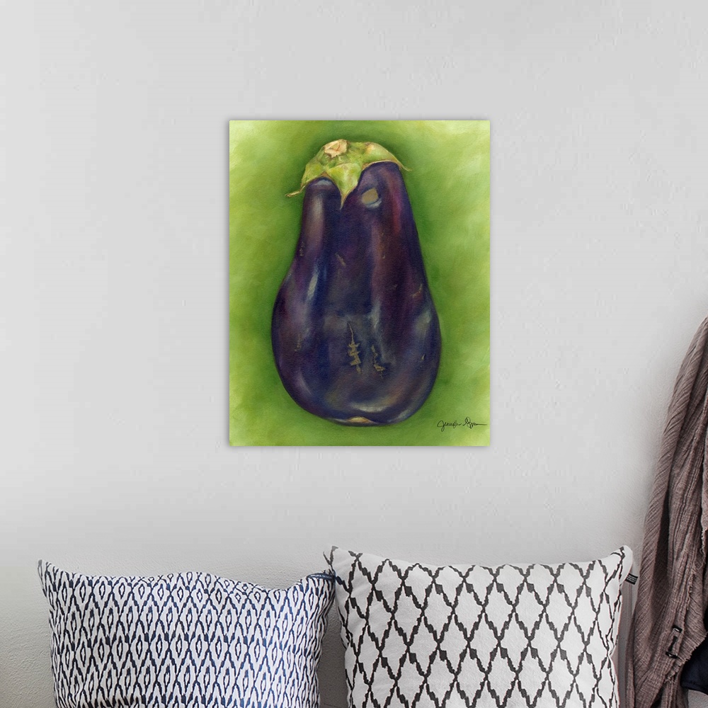 A bohemian room featuring Eggplant