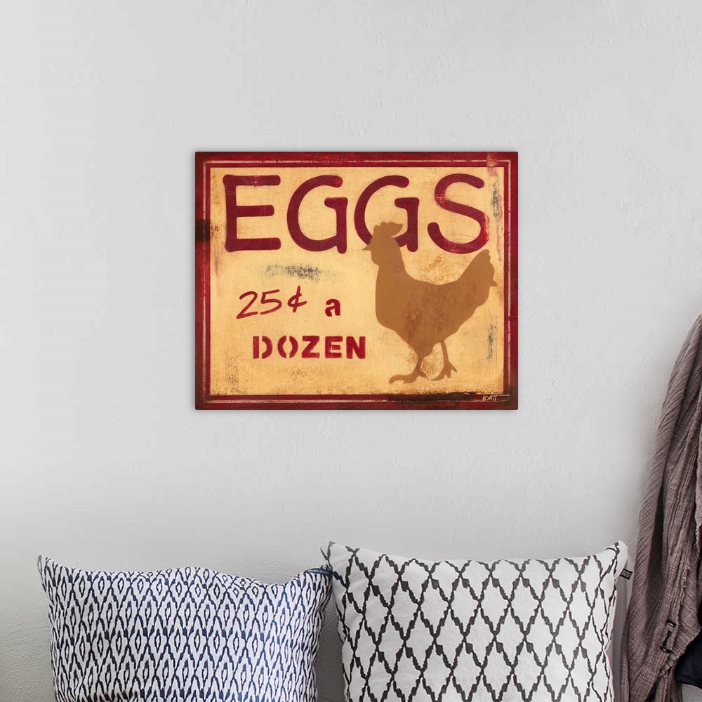 A bohemian room featuring Eggs