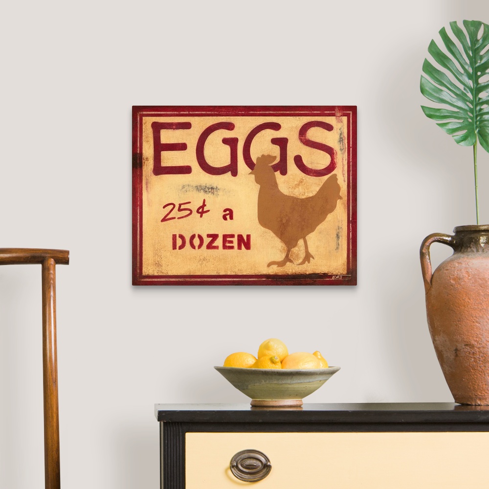 A traditional room featuring Eggs