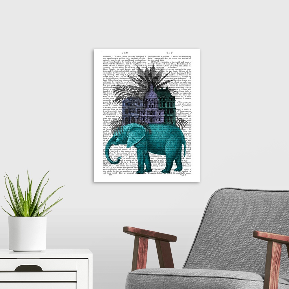 A modern room featuring Elephant and Citadel