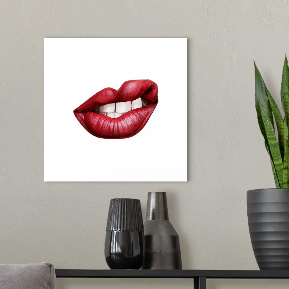 A modern room featuring Emotion Lips III