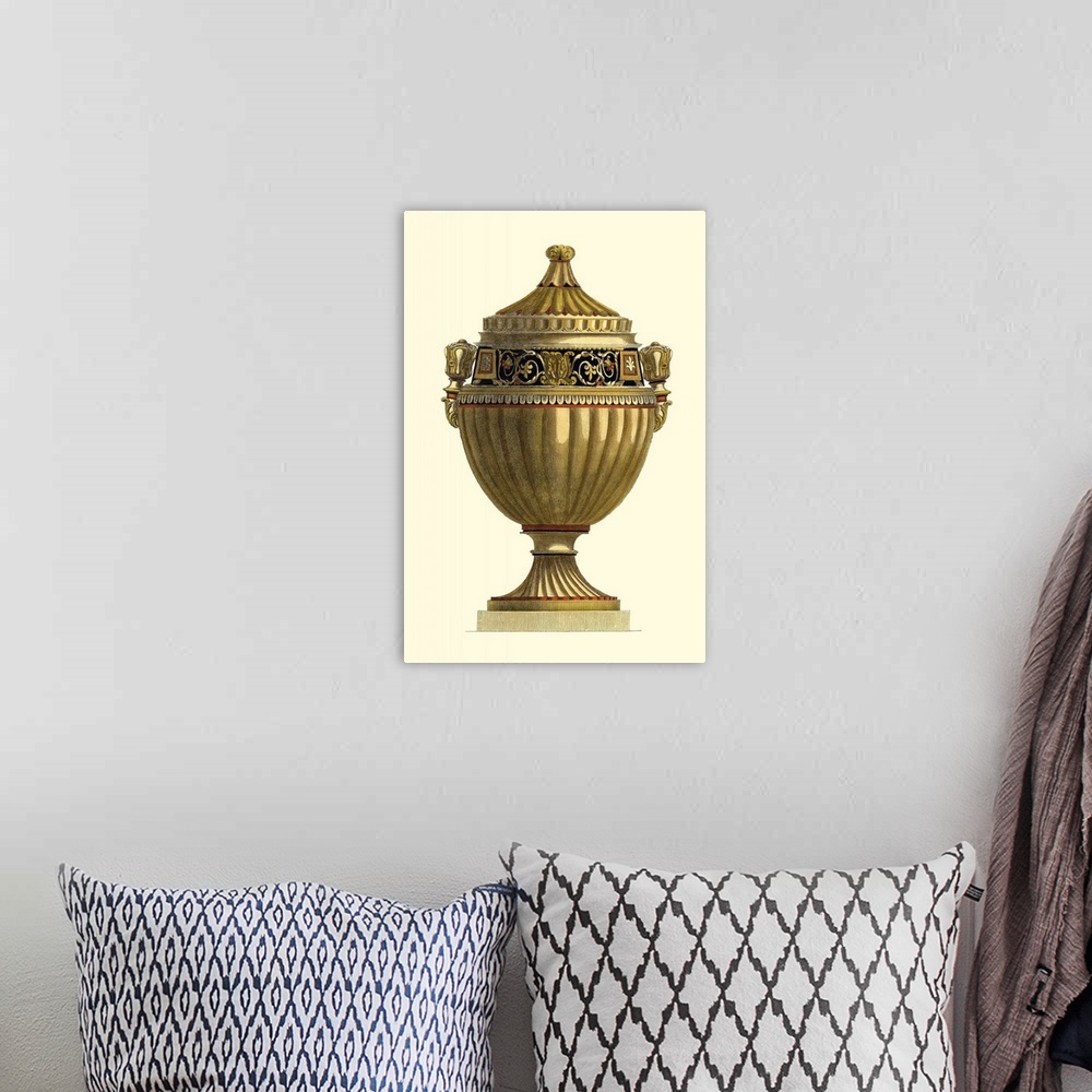 A bohemian room featuring Empire Urn IV