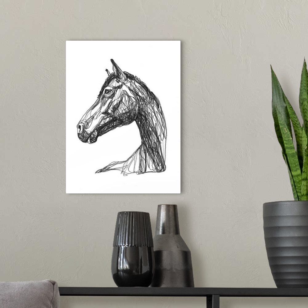 A modern room featuring Equine Contour IV