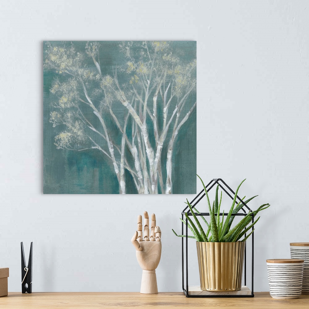A bohemian room featuring Ethereal Birches I