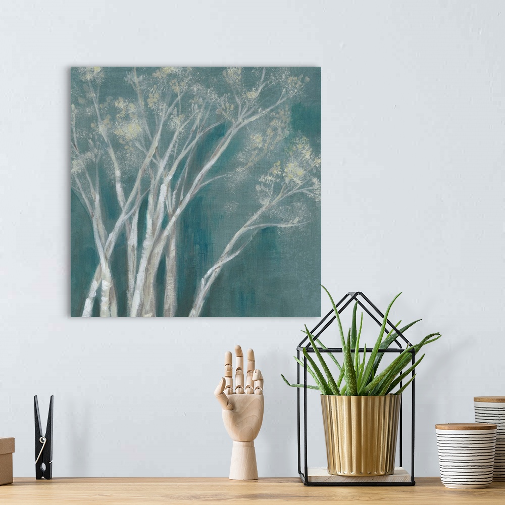 A bohemian room featuring Ethereal Birches II