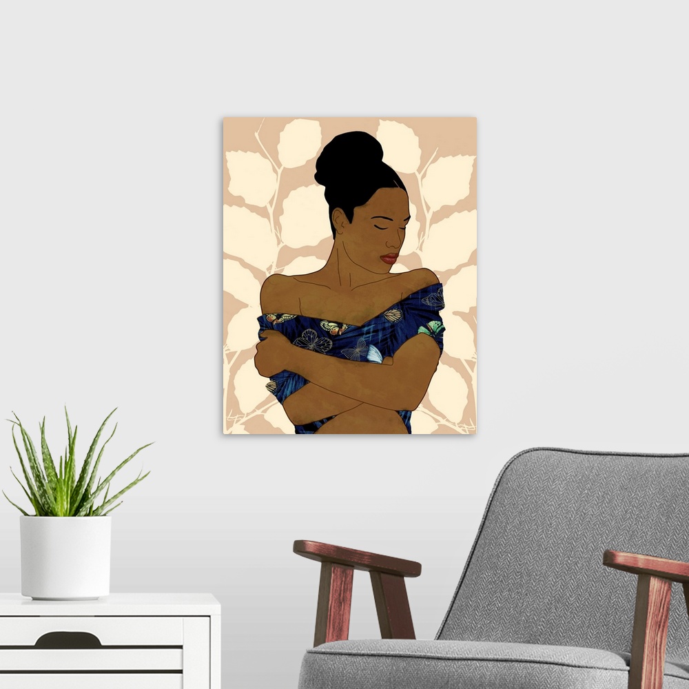 A modern room featuring Ethnic Beauty II