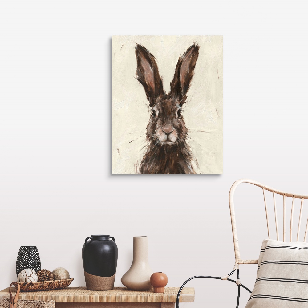 A farmhouse room featuring European Hare I