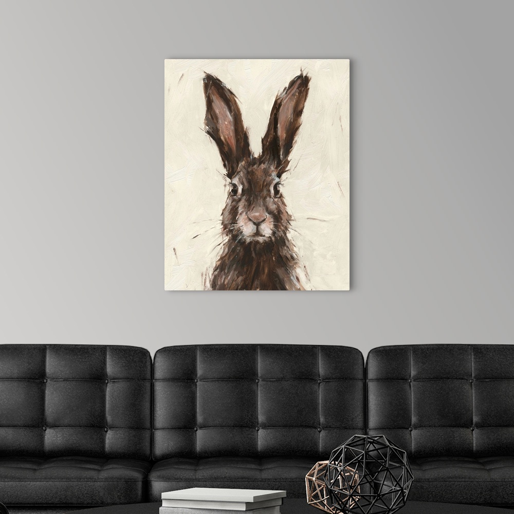 A modern room featuring European Hare I