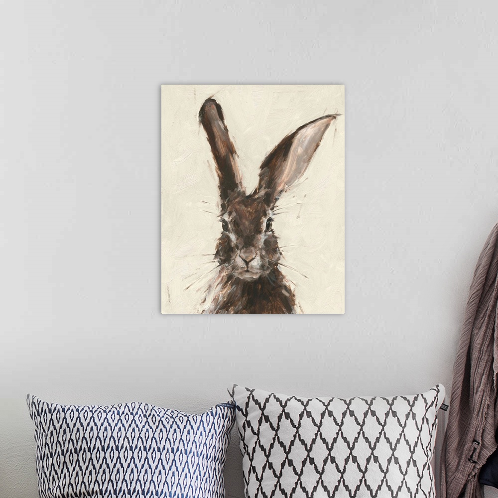 A bohemian room featuring European Hare II