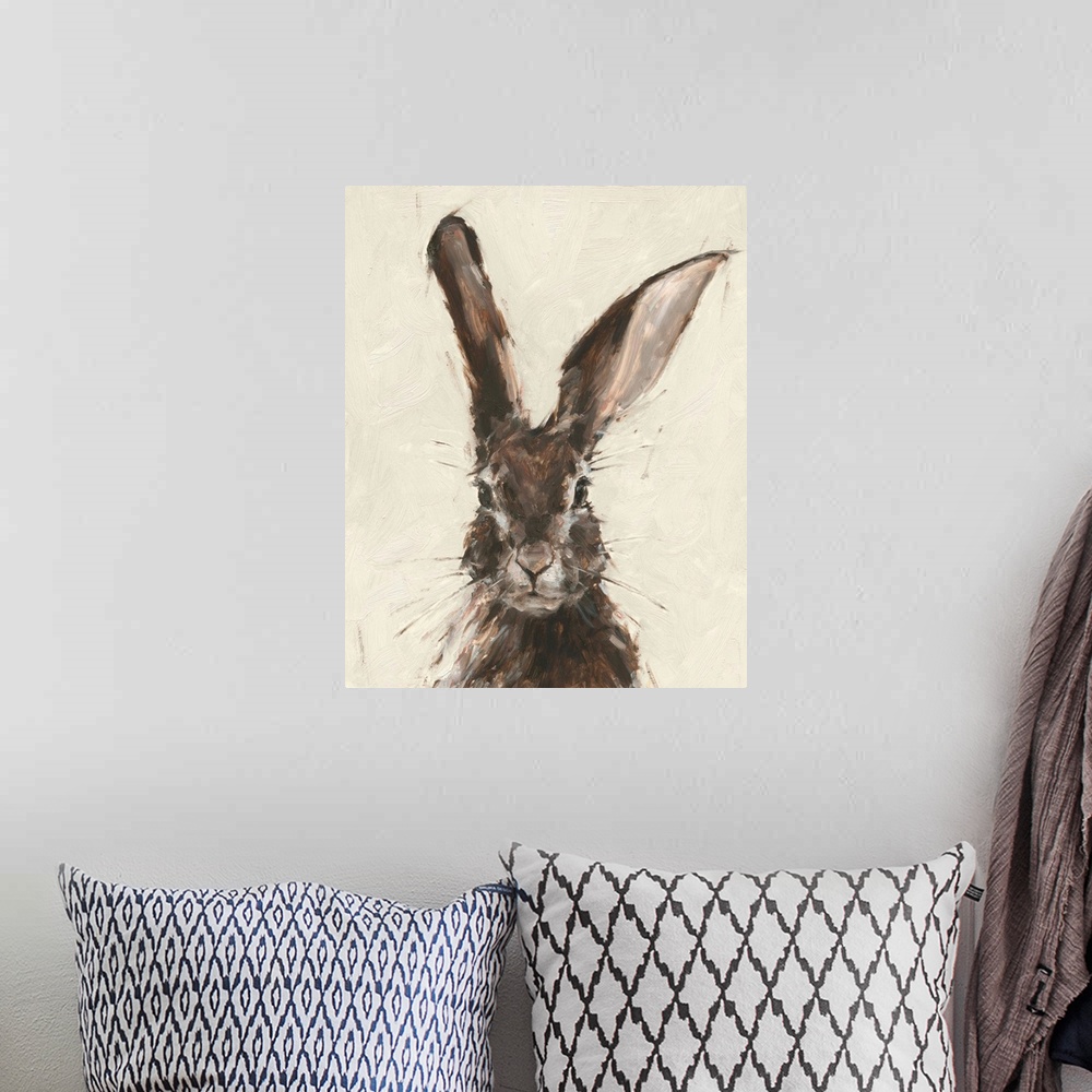 A bohemian room featuring European Hare II