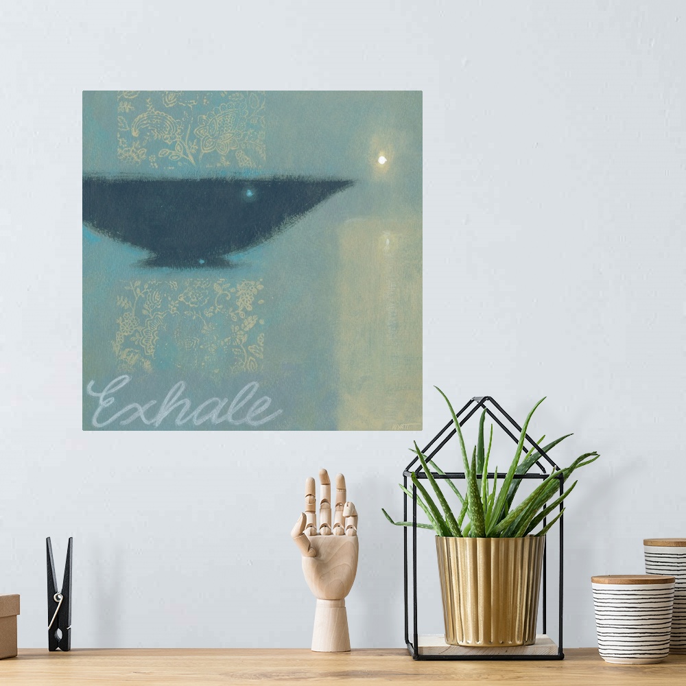 A bohemian room featuring Exhale