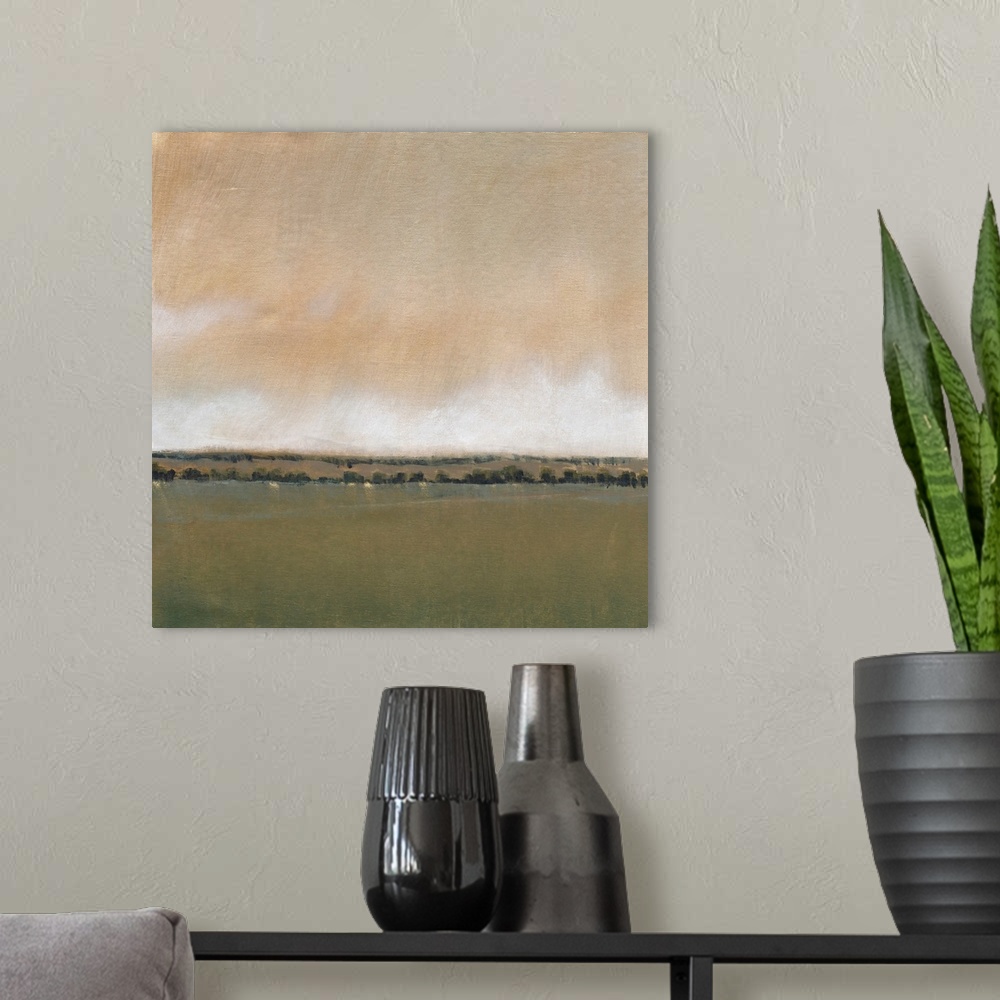 A modern room featuring Fading Storm II