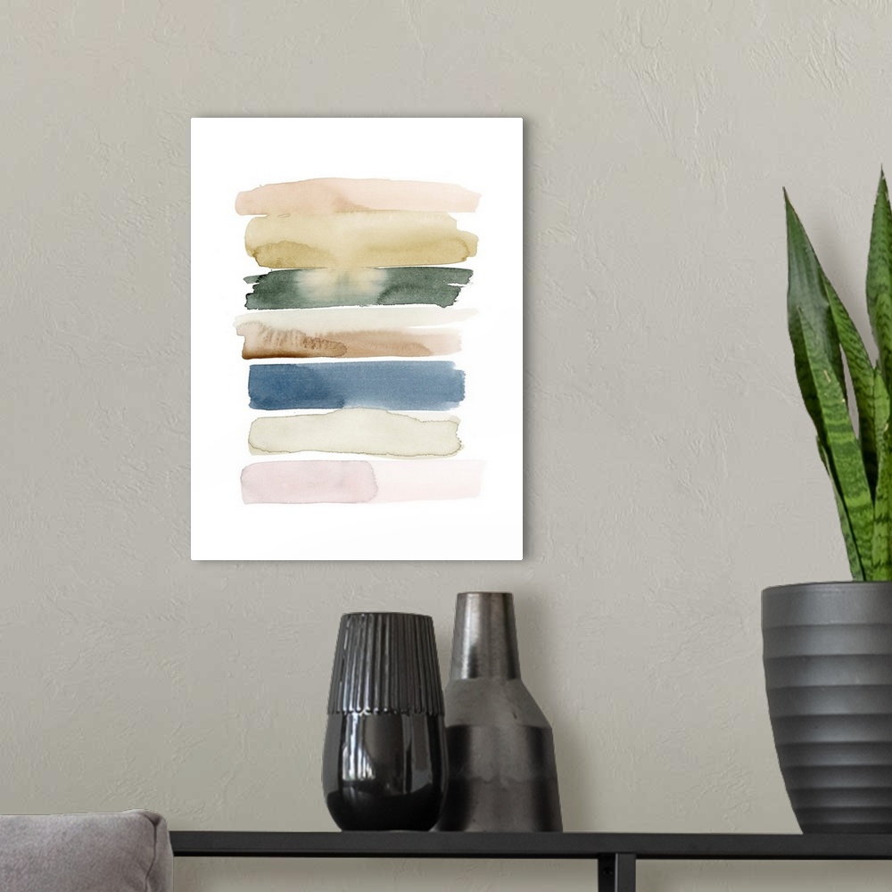 A modern room featuring Faint Swatches II