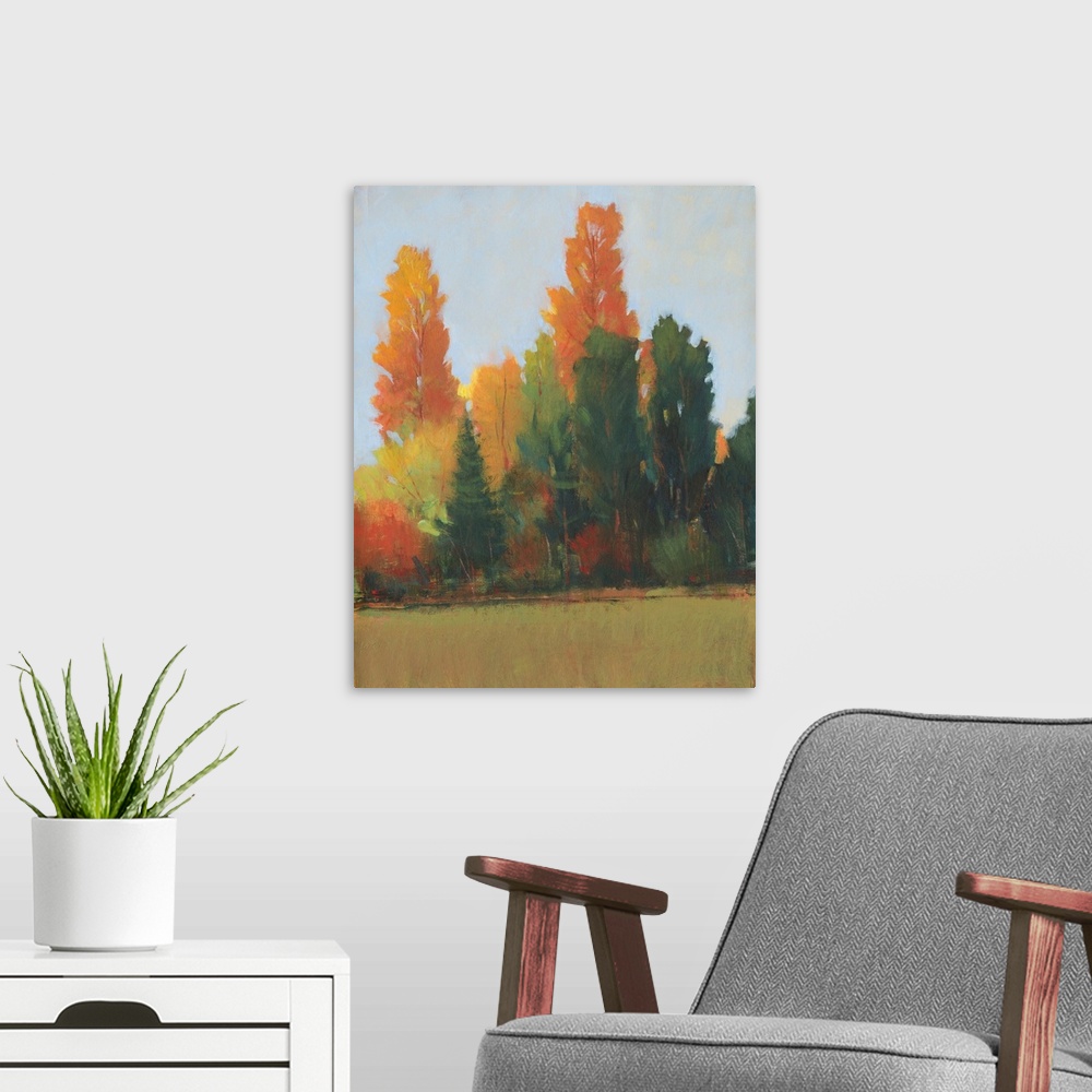 A modern room featuring Fall Colors I