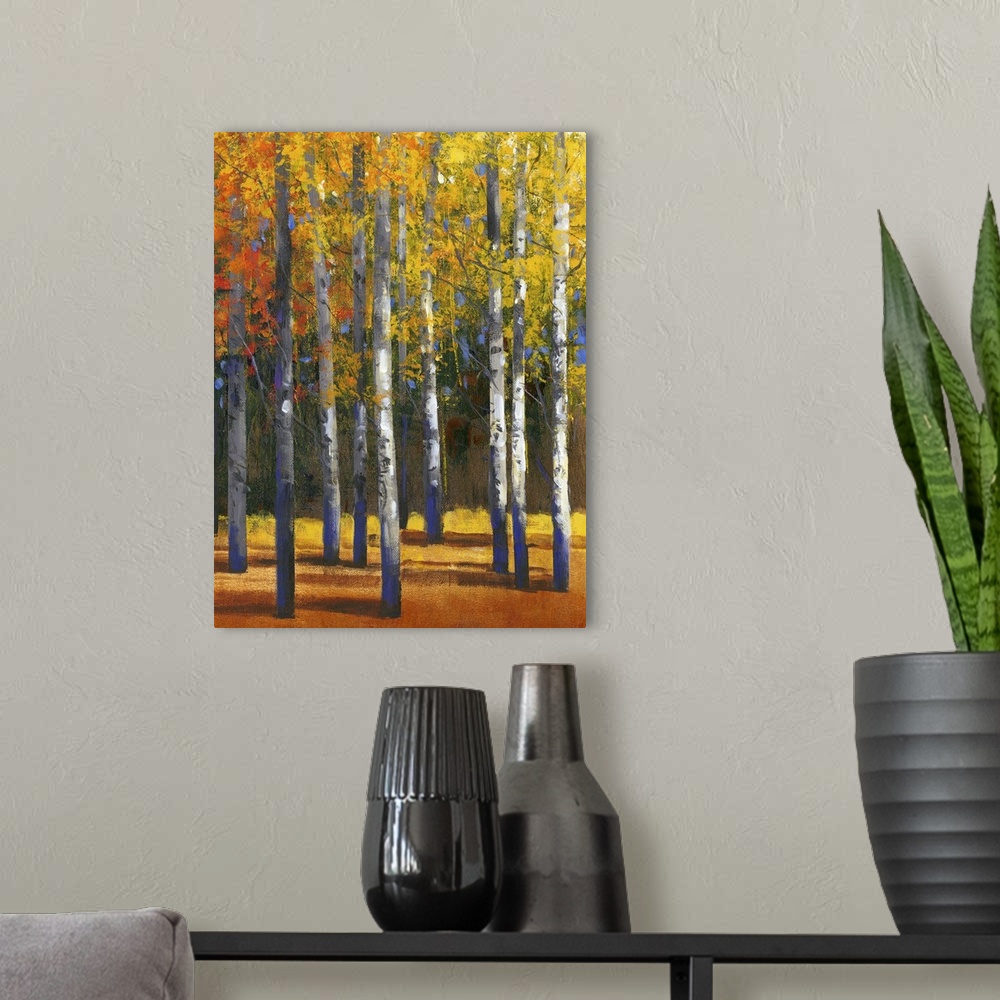 A modern room featuring Fall in Glory I