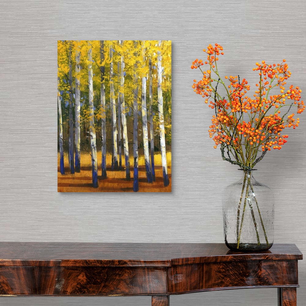 A traditional room featuring Fall in Glory II
